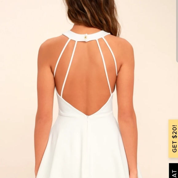 White skater dress - Picture 2 of 3